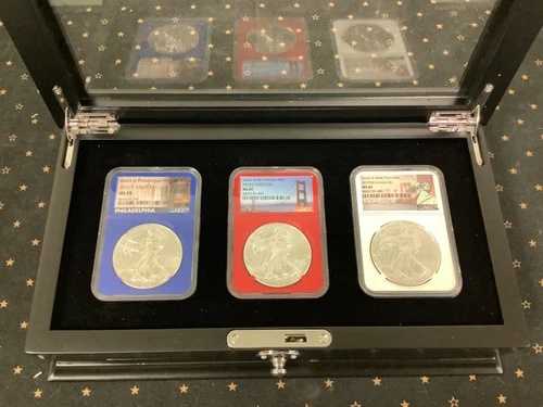 2016/2017「ミステリーミント」1ドル銀貨アメリカイーグルセット-フィラデルフィア＆ウェストポイント