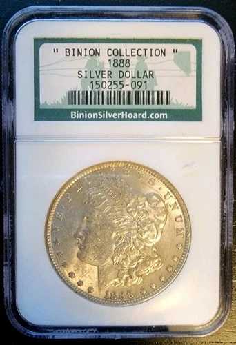 1888年モルガン銀貨「ビニオン・コレクション」ビニオン銀貨