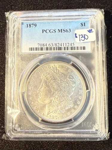 1879年 モーガンドル PCGS MS63-