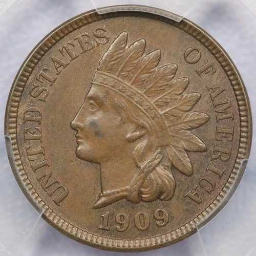 1909年 1セント インディアンヘッド セント - PCGS MS 63 BN