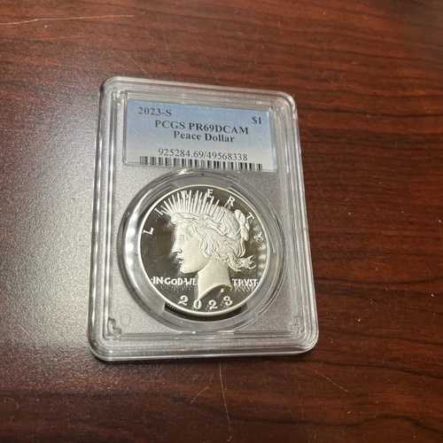 2023年 Sピース銀貨 $1 PCGS PR69DCAM