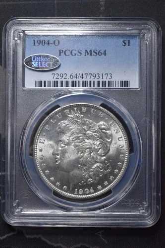 1904-O 1ドル モルガン銀貨 MS64 PCGS | リトルトンセレクト