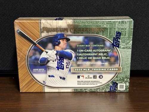 2025 Topps ミュージアムコレクション ベースボールホビーボックス 2枚保証直筆サイン