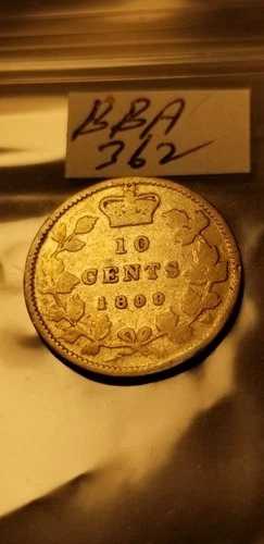 カナダ 1899 5 セント硬貨 ユニーク バラエティ ラスト 9 ショート スタウト ダブル パンチ ハイ 9。