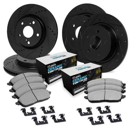 WHTH2-45001 R1 Concepts 4輪セット ブレーキディスク＆パッドキット フロント＆リア 117,150円