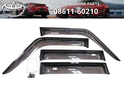 TOYOTA 純正 ランドクルーザー 70 GRJ79K GRJ76K RV ワイドサイドウィンドウバイザーセット 新品