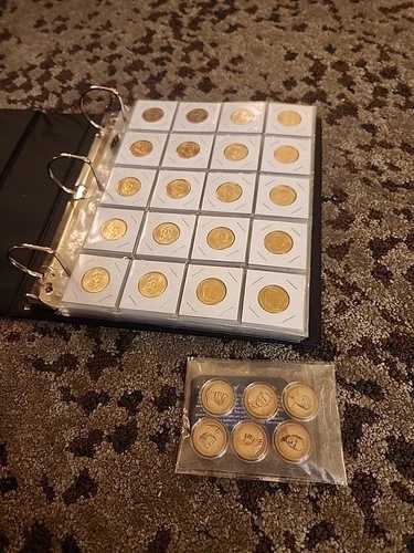 大統領ドルセット P D A B Unc 160 コイン 米国造幣局発行 ロール BU Ext+ 完全版