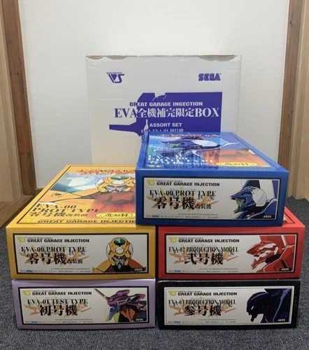 エヴァンゲリオン EVA 00 01 02 03 セガ ボークス 造形村 ガレージモデルキット コンプリートセット