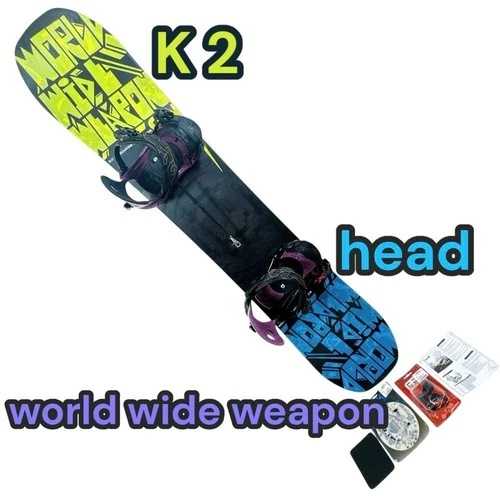 K2ワールドワイドウェポン 147cm ヘッドバインディングセット｜WORLD RESOURCE【QUEEN店】 113,300円