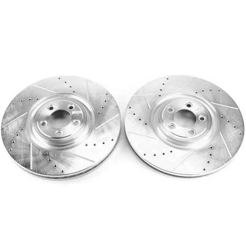 PowerStop ディスクブレーキローターセット - ジャガー F-Type 2014-2020、ジャガー XF 2010-2020 に適合｜WORLD RESOURCE【QUEEN店】