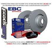 EBC フロントディスク&レッドスタッフパッド VW フェートン 6.0 W12 4パッドセット 420 HP 2002 > 05|WORLD RESOURCE【QUEEN店】