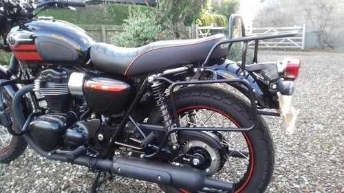 カワサキ W650 / W800 コンプリートキャリアセット - ブラック HEPCO AND BECKER (1999-2016)