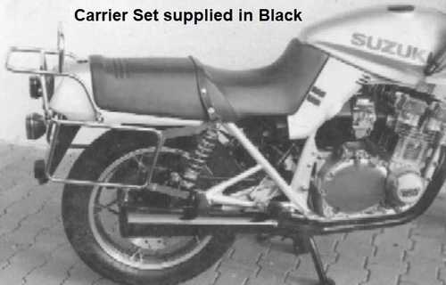 スズキ GS750 カタナ コンプリートキャリアセット - ブラック HEPCO & BECKER (1980-1984)