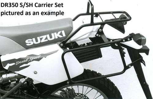 スズキ DR500 コンプリートキャリアセット -ブラックヘプコ&ベッカー(1981-1984)-
