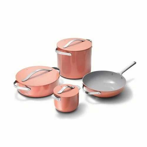 調理器具+ テラコッタのセラミックノンスティック調理器具8点セット