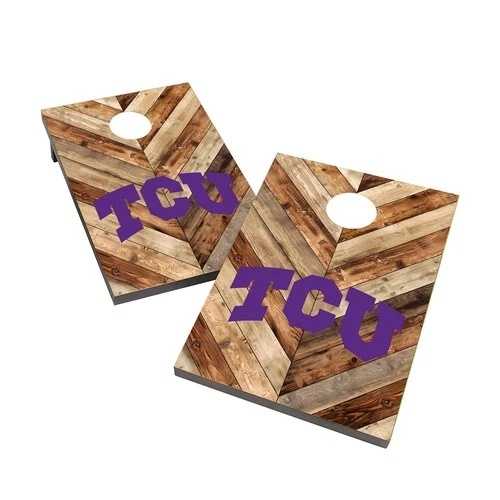 TCU コーンホールセット Skip's Garage 2x4 レギュレーションサイズ 木製脚 UVプリント｜WORLD RESOURCE【QUEEN店】 77,440円