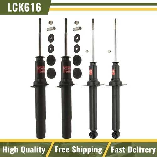 KYB Excel-G ガスストラット 4ピースセット (フロント2個、リア2個) Acura TSX 2004-2008用
