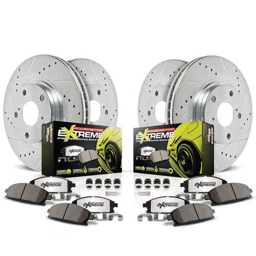 K7296-26 Powerstop 4輪セット ブレーキディスク＆パッドキット フロント＆リア シボレー用 117,150円
