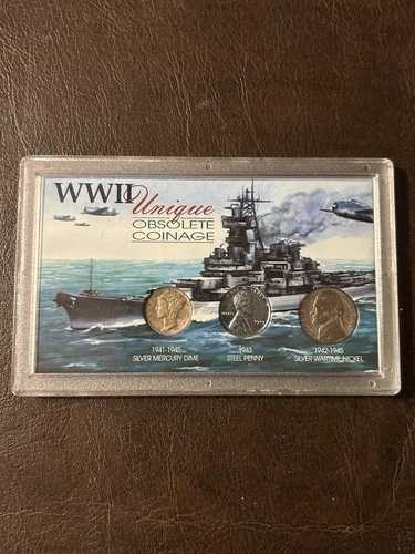 第二次世界大戦のユニークな廃貨コレクション