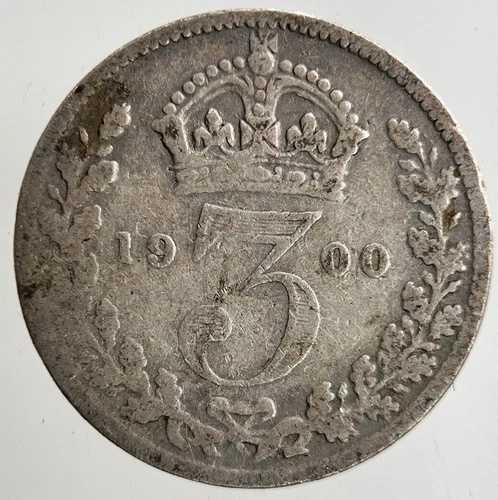 1900年 ヴィクトリア スリーペンス銀貨 | コレクターズグレード