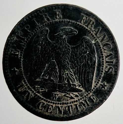 1853 フランス共和国 1 アン サンタイム セント コイン |ファインコレクタブルグレード