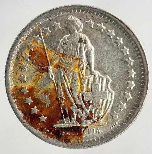 1965年 スイス 1/2 ハーフフラン銀貨 | 良質コレクターズグレード 22,176円