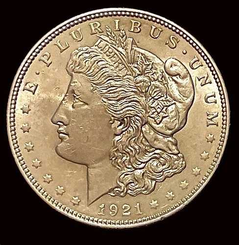 1921-P モルガン 90% 銀貨