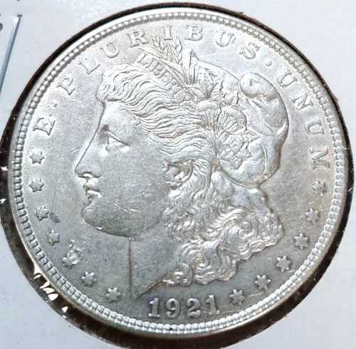 1921-D モルガン・ダラー VAM-1P2 - 高品質 - 古いクリーニング済み