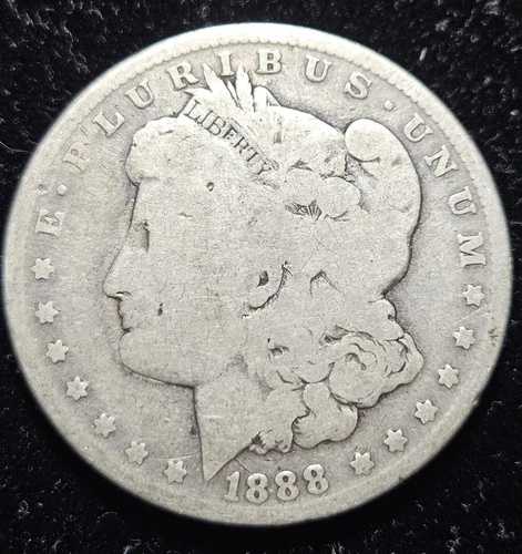 1888-O モルガン銀貨 - VAM 4 - ホットリップス オネストサーキュラー G/AG