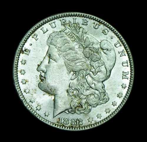 1882-O モルガン銀貨 (T34)