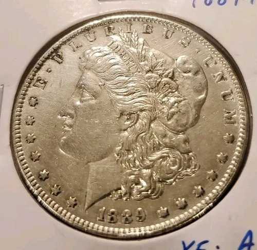 1889年 P モルガン銀貨。本物保証の良質コイン。オーストラリア
