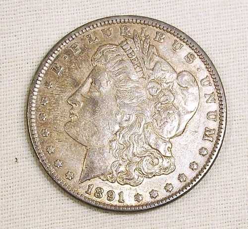 1891年 ☆ モルガン ☆ 銀貨 ☆ 極上品 ☆ L@@K!