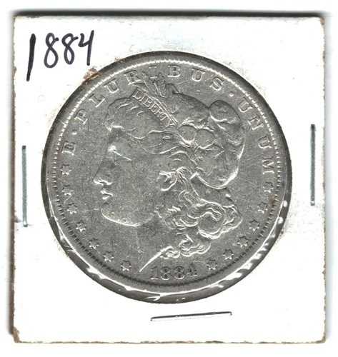 1884年 P モルガン銀貨 90% 銀