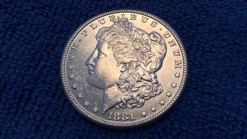 1881年 S モルガン銀貨