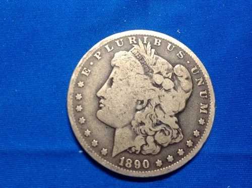 1890-O モーガンヘッド銀貨（茶色）