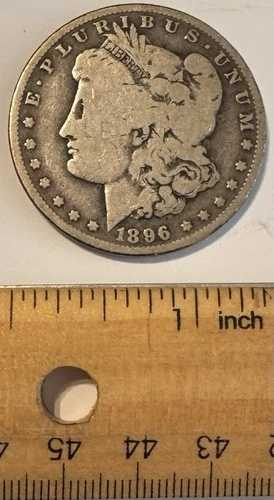 アメリカ合衆国コイン、1896年 O モルガン銀貨、流通