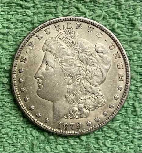 1879年 モーガン銀貨 *** 流通コインとして良好な状態です - 写真をご覧ください！ #6014