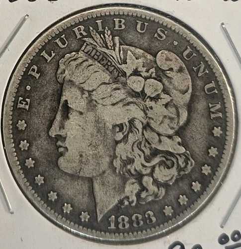 1883年、米国モルガン銀貨