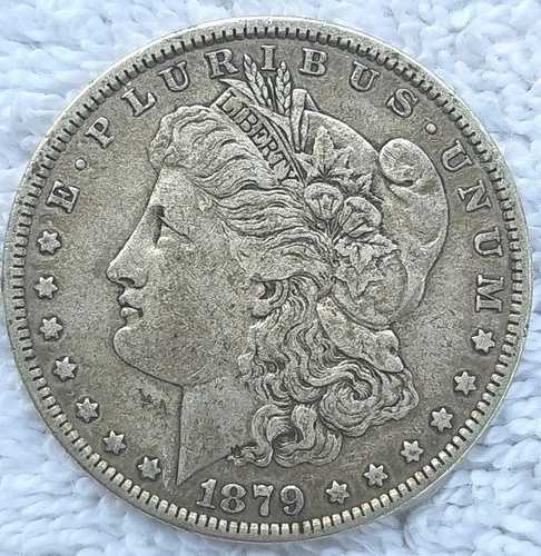1879-P 1ドル モルガン銀貨 90% 米国コイン