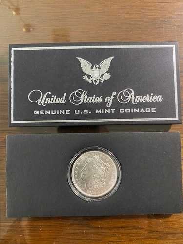 1921年 1ドルモルガン銀貨（ホルダー入り）