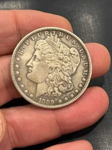 1889年製 モルガン・ダラー銀貨 ダークトナーシャイナー 非常に美品