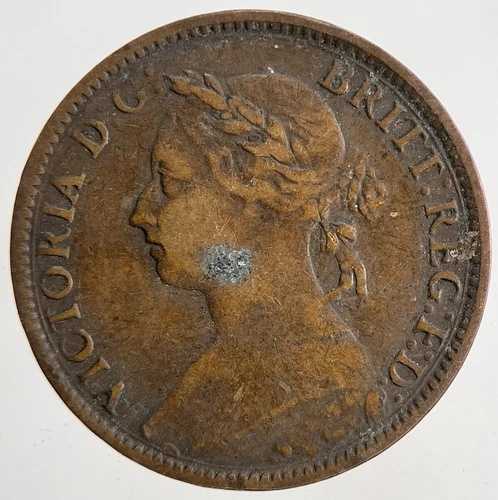 1885年ビクトリア・ファーシング硬貨 | コレクターズグレード | a6798