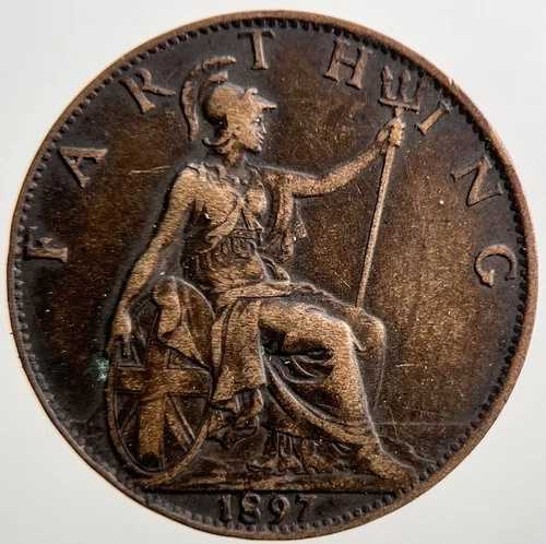 1897年ビクトリア・ファーシング硬貨 | コレクターズグレード | a3685