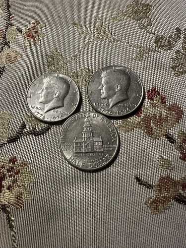 1976年 200周年記念ハーフドル硬貨3枚セット