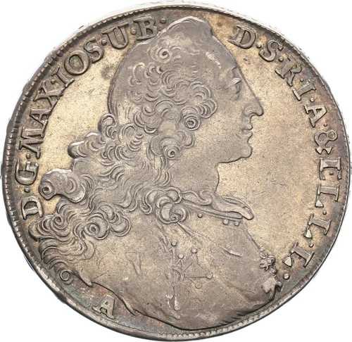 バイエルン マクシミリアン 3 世 ヨーゼフ マドンネンターラー 1770 A (アンベルク) シルバー VF+-｜WORLD RESOURCE【QUEEN店】