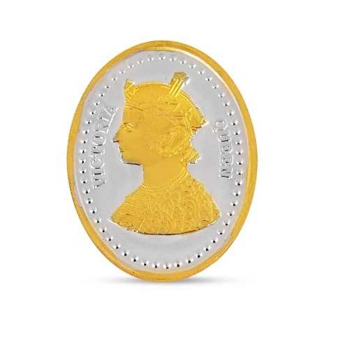 50g ヴィクトリア女王 999 シルバーコイン ? オーバルシェイプ（ダブルポリッシュ）