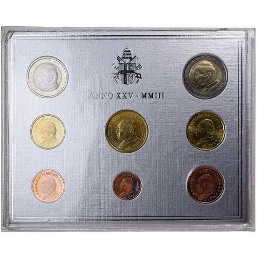 [#1161465] バチカン、セット、2003 年、ローマ、ジャン パウロ 2 世、UNC-、n.v.t.
