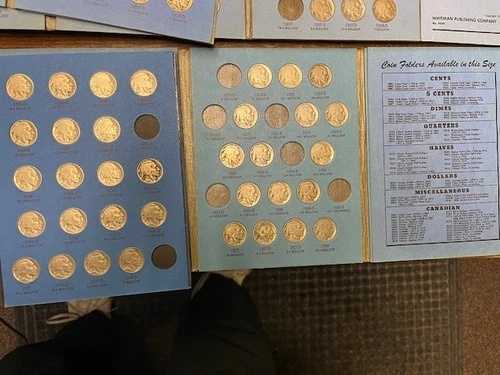 （5）バッファローニッケル貨幣セット1913-1938D（約250枚）年代不明