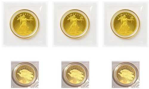 ? 3枚セット ? 2025年クック諸島セントゴーデンズ 5ドル金貨 5ドル | .9999 24K ?