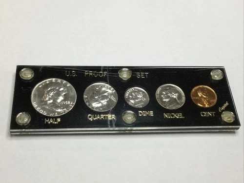 1952年 プラスチックホルダー入りプルーフセット